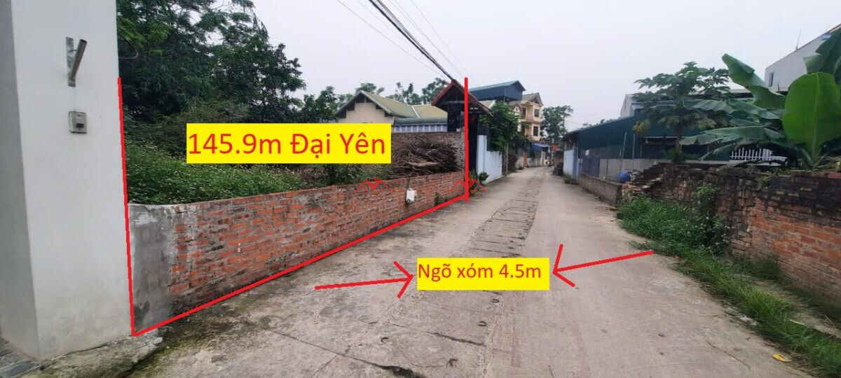 145.9m Đại Yên – Chương Mỹ – Hà Nội
