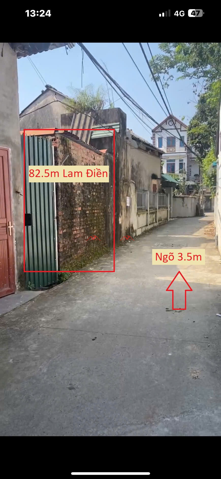 82.5m Lam Điền – Chương Mỹ – Hà Nội