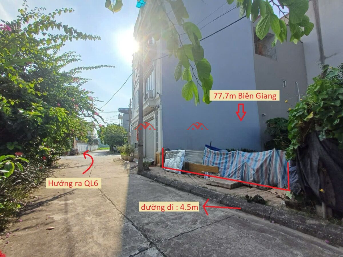 77.7m Khu đấu giá Thờn Bơn – Biên Giang – Hà Đông