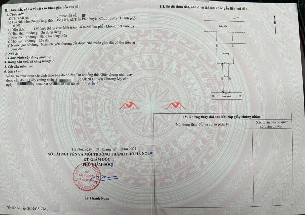 125m Đồng Ké – Chương Mỹ – Hà Nội