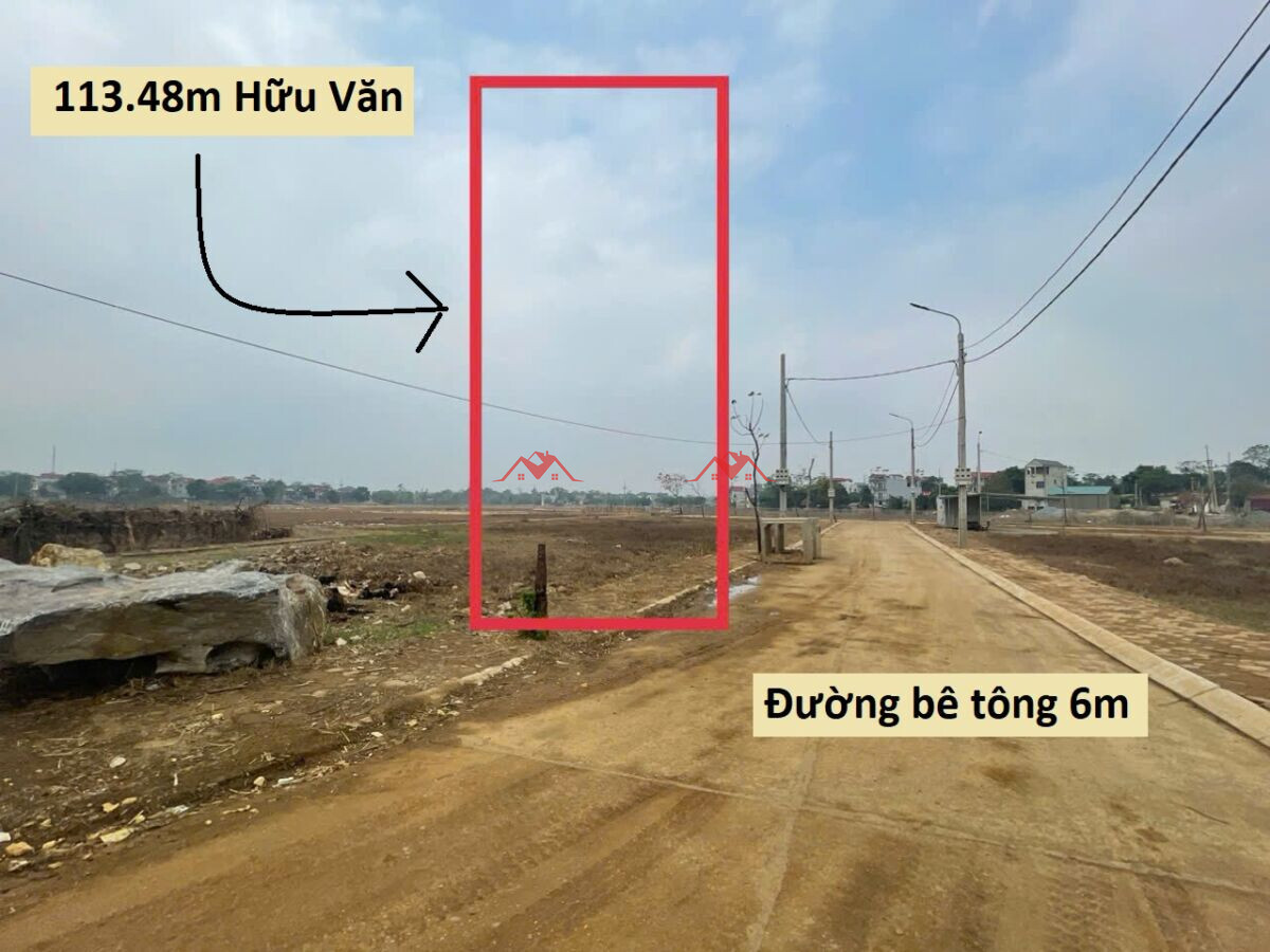 113.48m2 Đấu Giá Hữu Văn – Chương Mỹ – Hà Nội