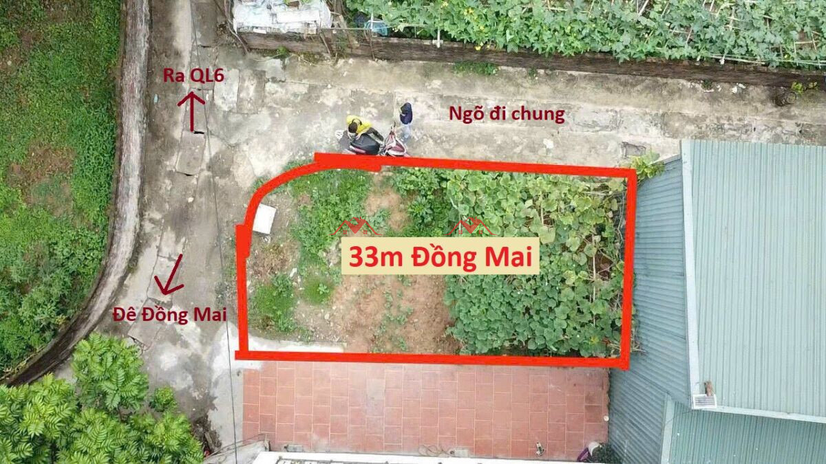 Lô góc 33m – Tổ 6 – Đồng Mai – Hà Đông – Hà Nội