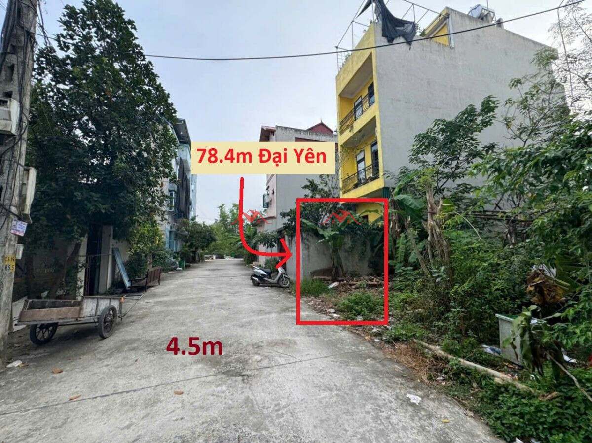 78.4m Xóm Nứa – Đại Yên – Chương Mỹ – Hà Nội