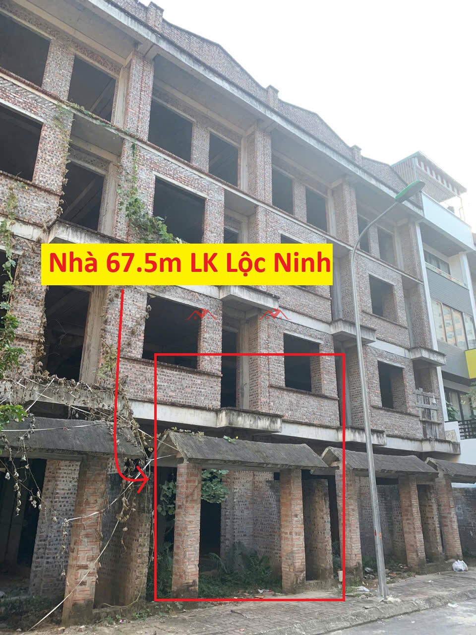 Nhà 67.5m Căn 67 – LK4 Lộc Ninh – Chúc Sơn – Chương Mỹ – Hà Nội