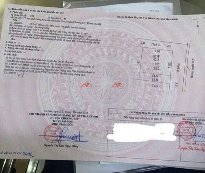 55.2m2 Thị Trấn Chúc Sơn – Chương Mỹ