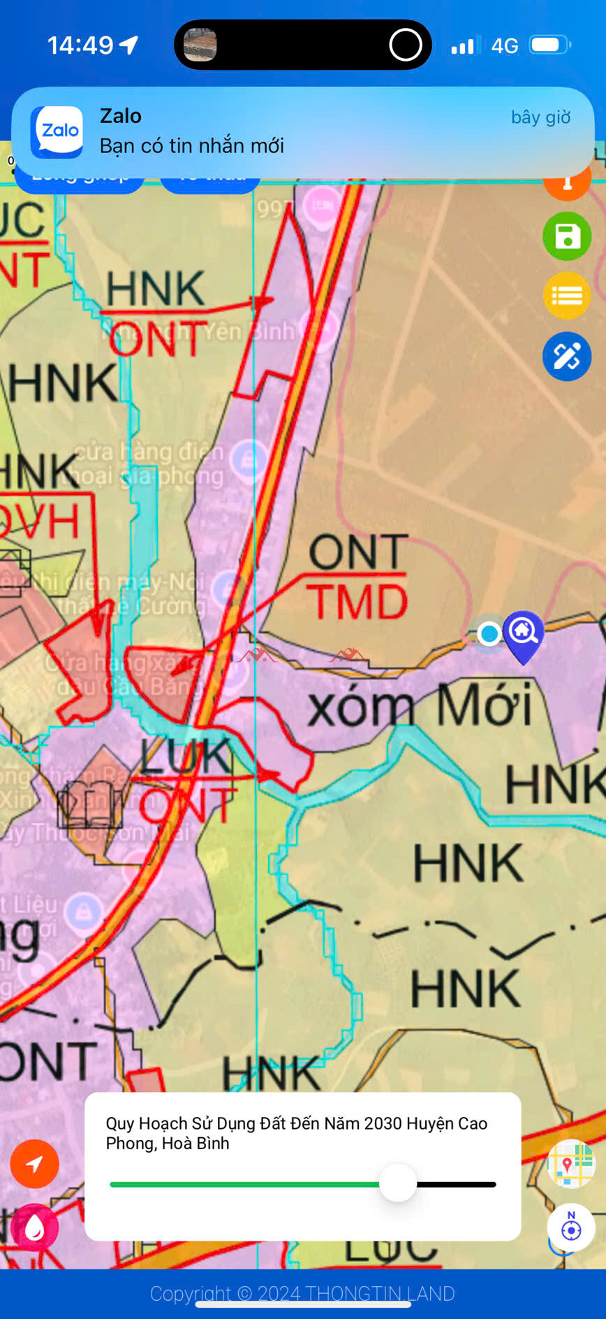 Đất Tặng Nhà 1039m Phố Bằng – Tây Phong – Cao Phong – Hoà Bình