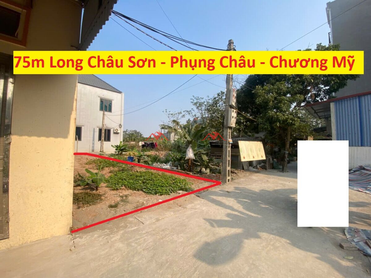 Đất 75m Khu Cung Bắc – Long Châu Sơn – Phụng Châu – Chương Mỹ