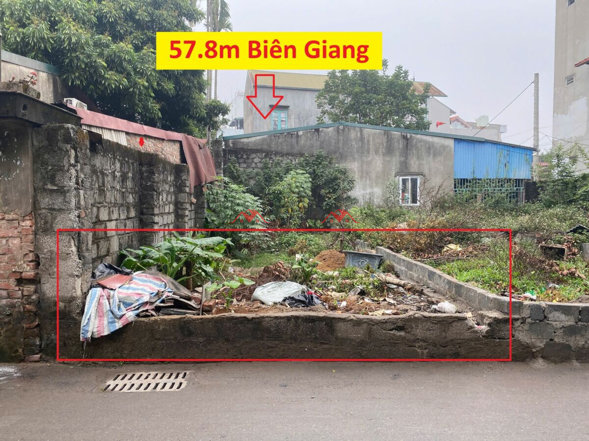 57.8m Giang Chính – Biên Giang. Hà Đông.