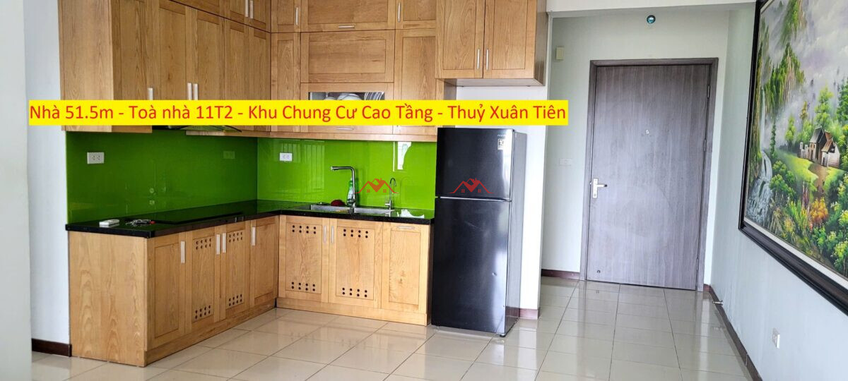 Nhà 51.5m – Toà nhà 11T2 – Khu Chung Cư Cao Tầng – Thuỷ Xuân Tiên