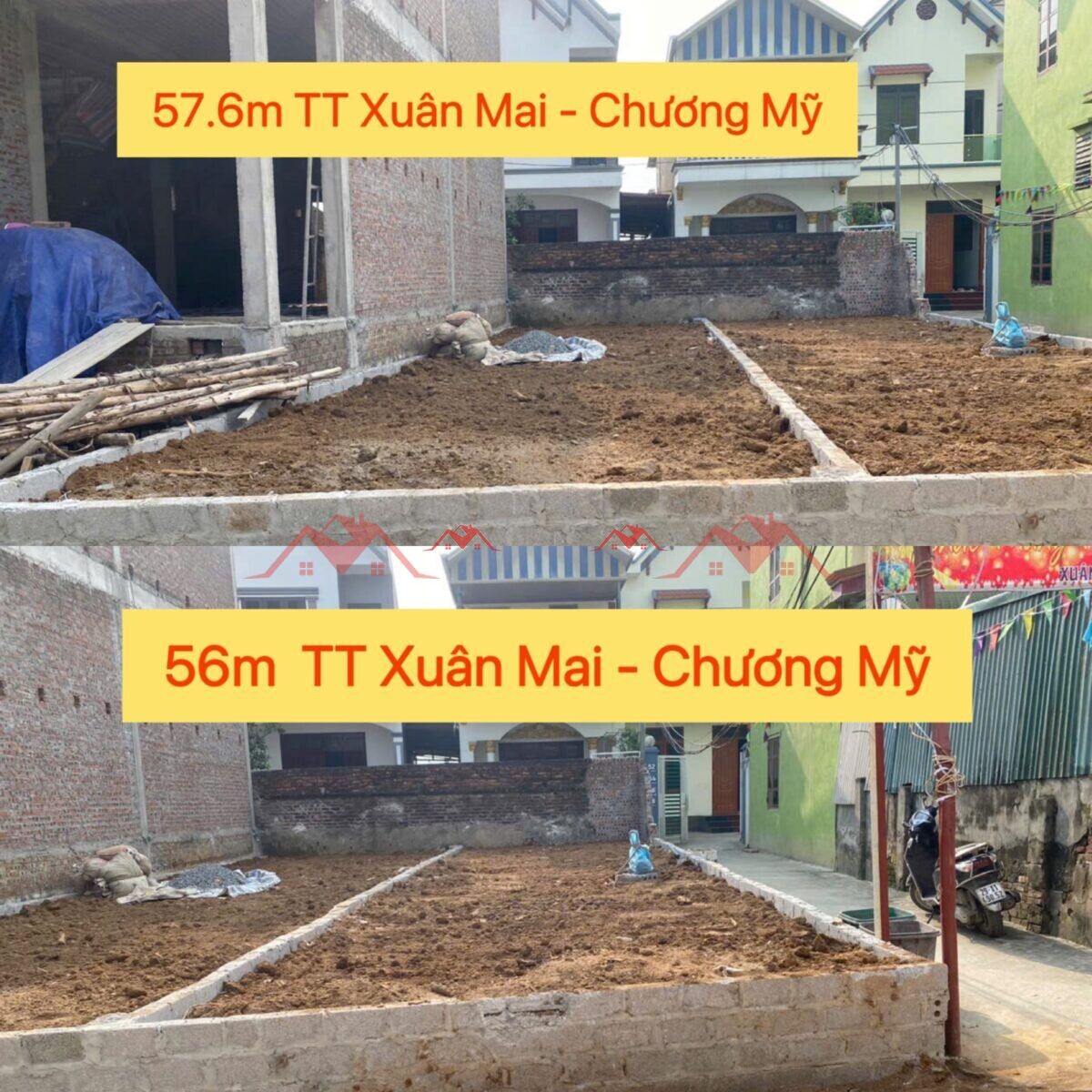 2 Lô LK 56m & 57.6m TT Xuân Mai – Chương Mỹ