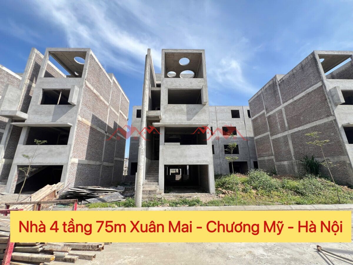 Nhà 4 tầng 75m Xuân Mai – Chương Mỹ – Hà Nội