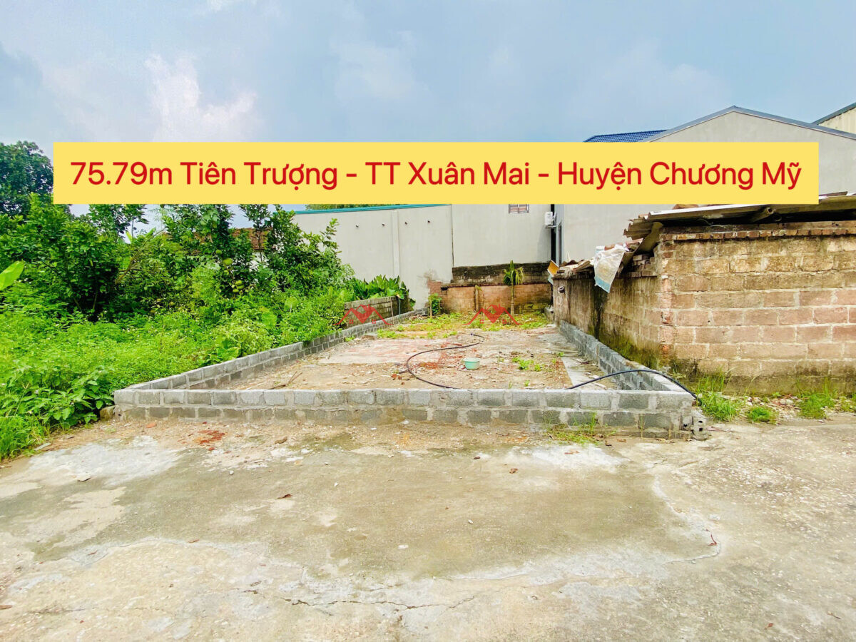 75.79m Tiên Trượng – TT Xuân Mai – Huyện Chương Mỹ
