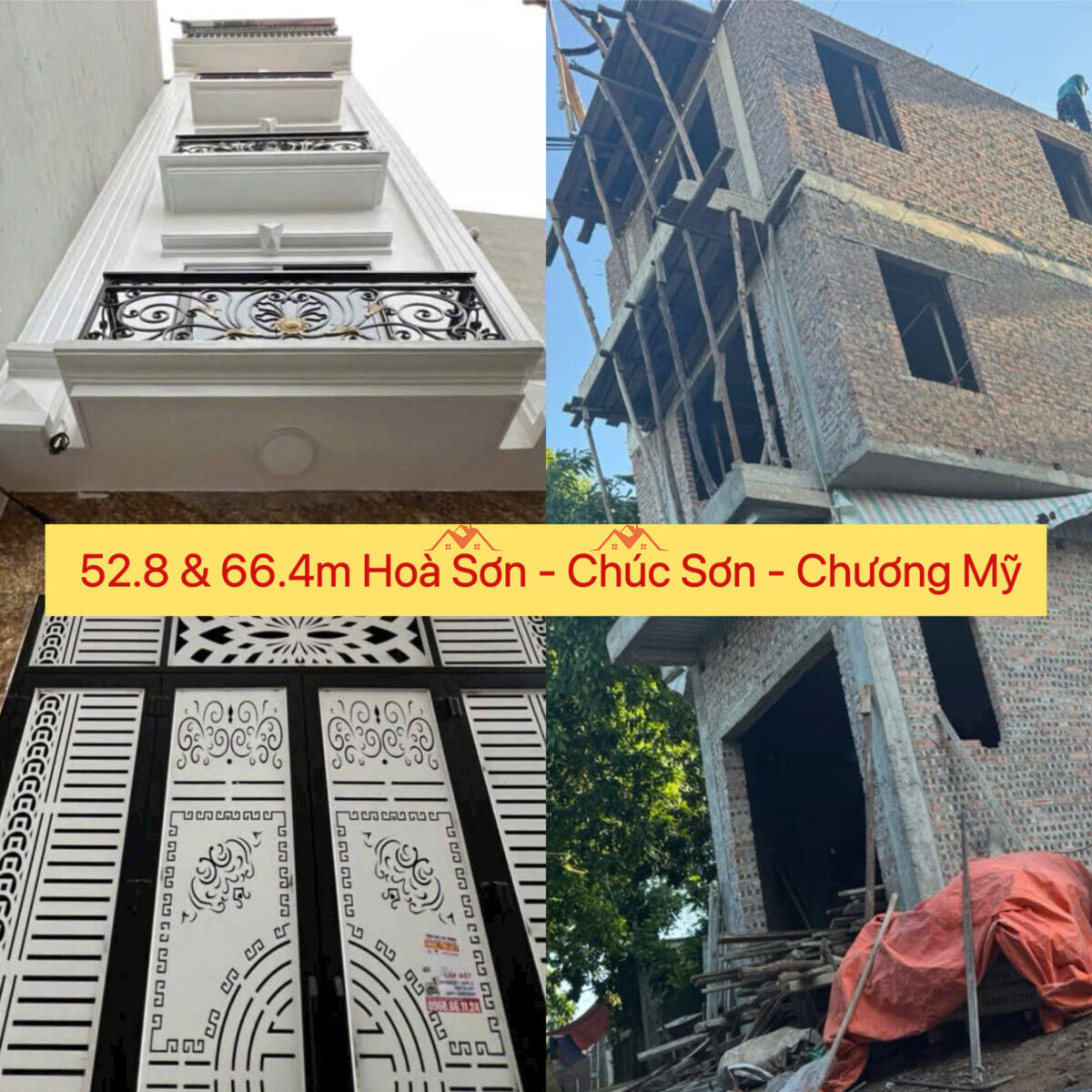 2 Căn 52.8m & 66.4m Hoà Sơn – Chúc Sơn – Chương Mỹ