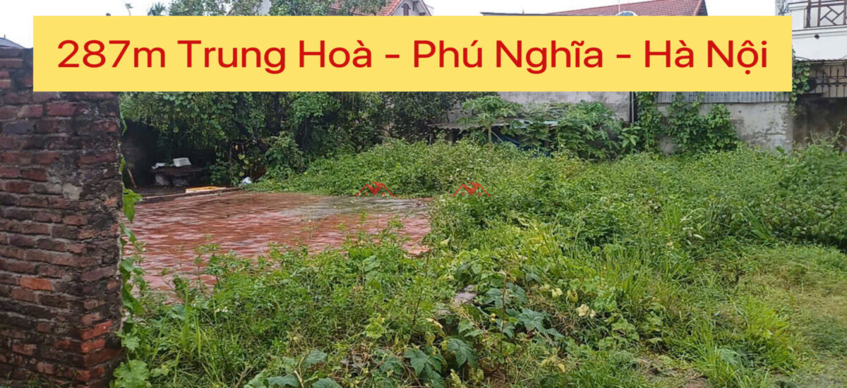 287m Trung Hoà – Phú Nghĩa – Hà Nội