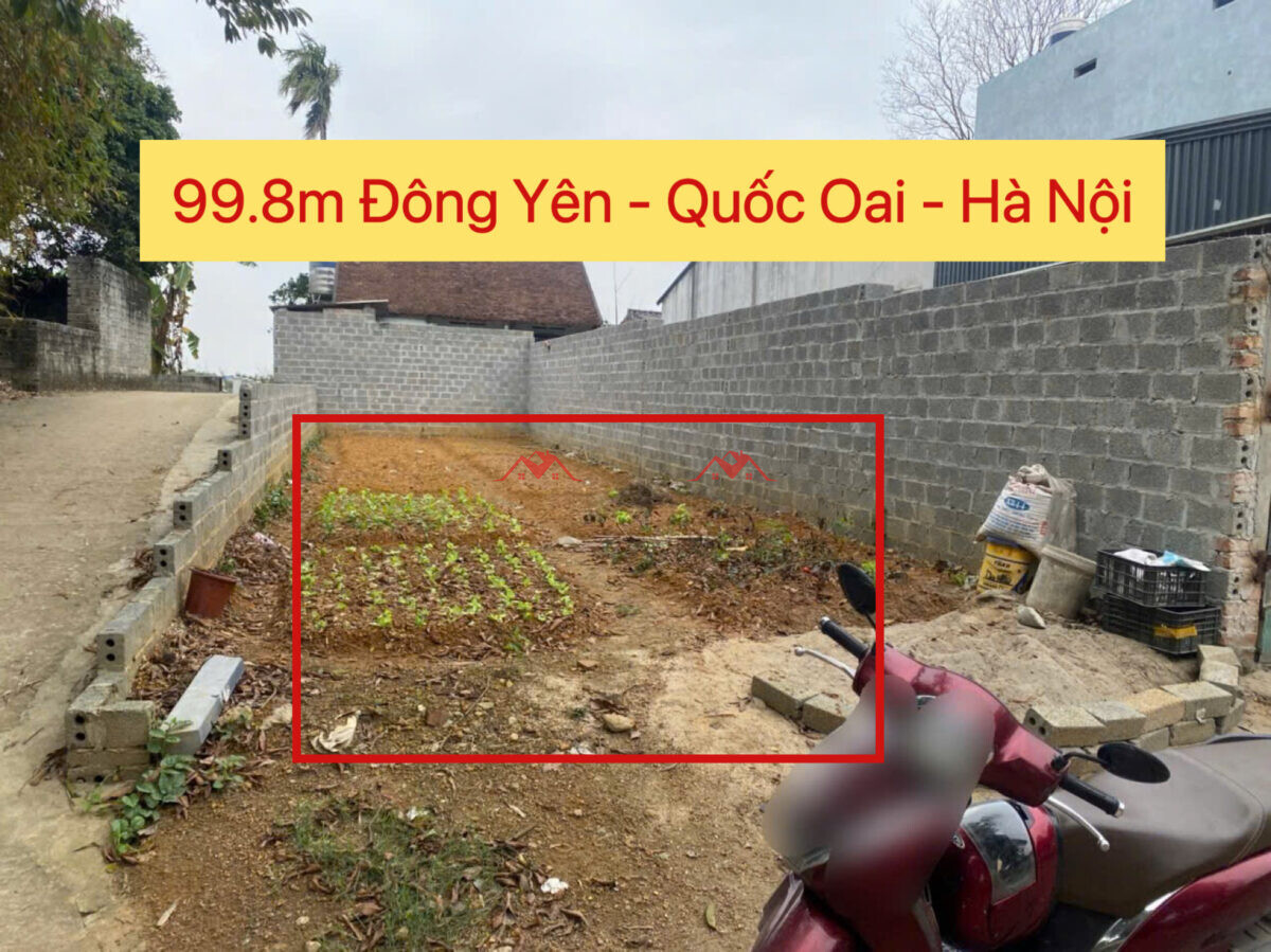 99.8m Đông Yên – Quốc Oai – Hà Nội