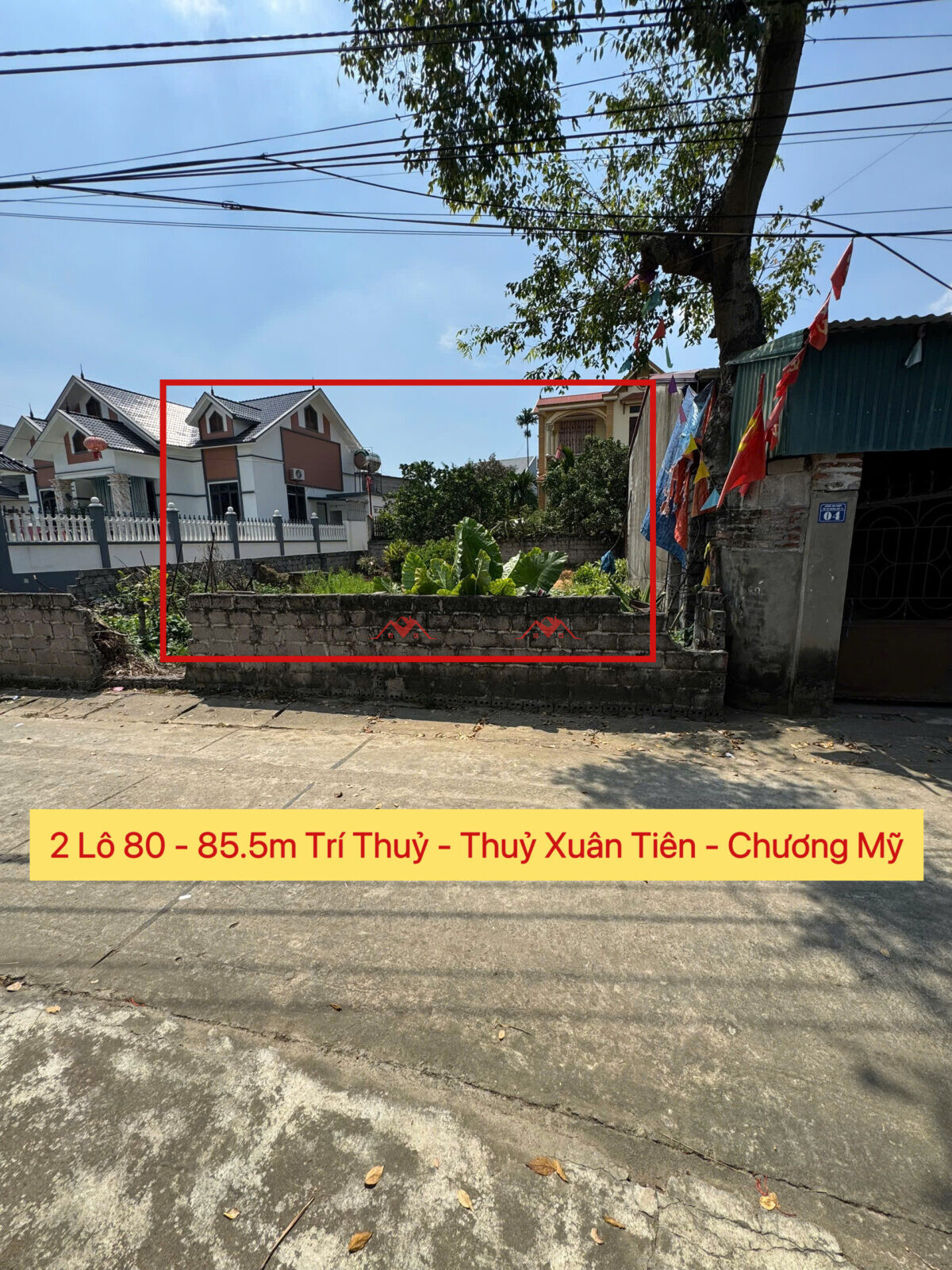 2 Lô 80 – 85.5m Trí Thuỷ – Thuỷ Xuân Tiên – Chương Mỹ
