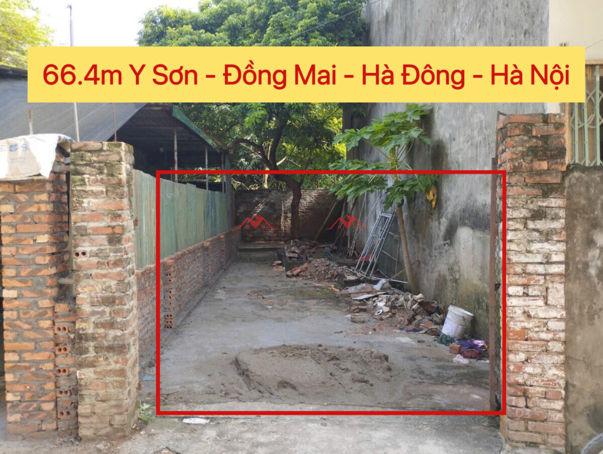 66.4m Y Sơn – Đồng Mai – Hà Đông – Hà Nội