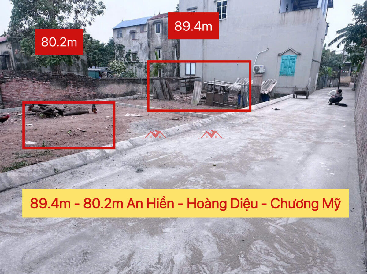 89.4m – 80.2m An Hiền – Hoàng Diệu – Chương Mỹ