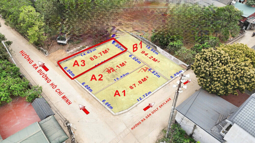 85.7m Đông Nam – Nam Phương Tiến – Chương Mỹ