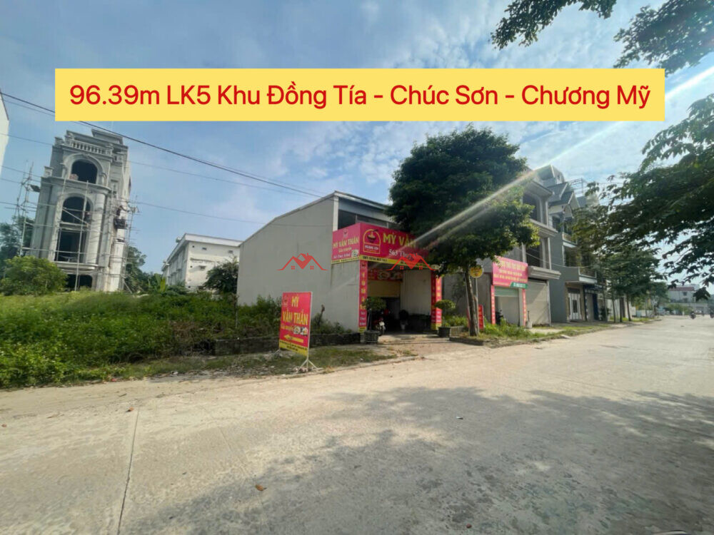 Nhà 2 tầng 96.39m LK5 Khu Đồng Tía – Chúc Sơn – Chương Mỹ
