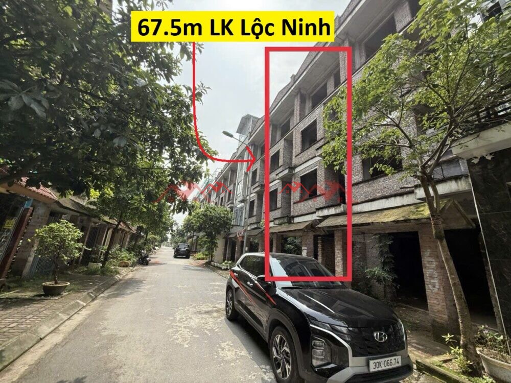 Nhà 67.5m Căn 68 LK4 Lộc Ninh – TT Chúc Sơn – Chương Mỹ