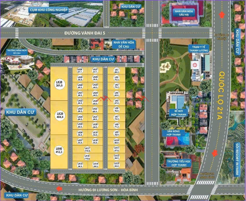 43m Lô LK  Thanh Sơn – Lương Sơn – Hoà Bình