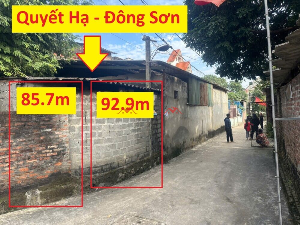 2 lô 85.7m và 92.9m Quyết Hạ – Đông Sơn – Chương Mỹ – Hà Nội