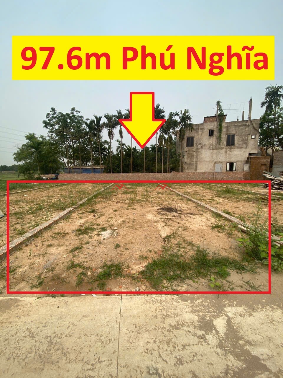 97.6m Xóm Thượng – Phú Nghĩa – Chương Mỹ – Hà Nội