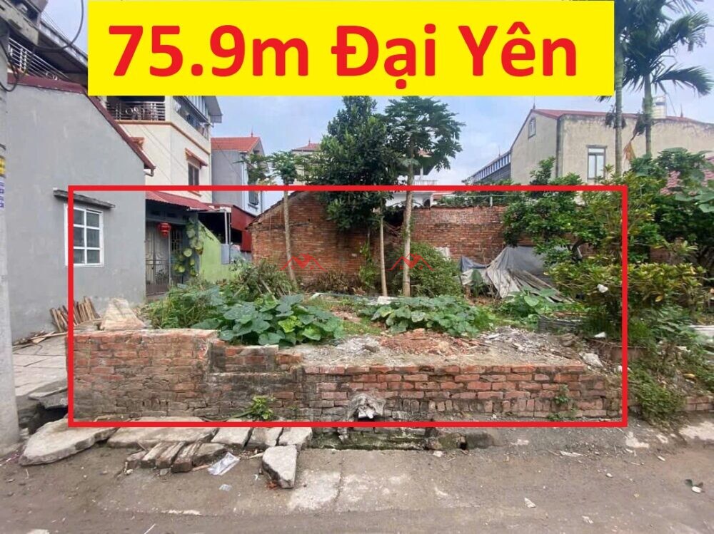 75.9m Xóm Nứa – Đại Yên – Chương Mỹ – Hà Nội