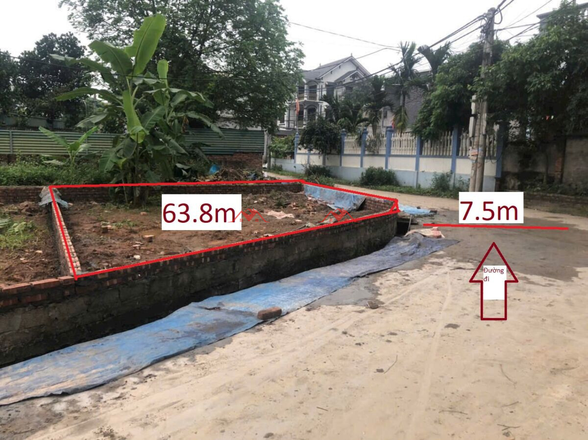 63.8m Quan Châm – Phú Nghĩa – Chương Mỹ – Hà Nội